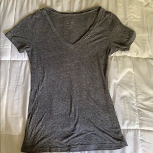 Comfy Cute Gray V-Neck